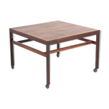 Danish rosewood coffee table from the 1970s by Haslev