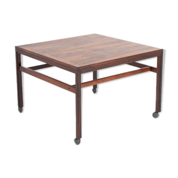 Danish rosewood coffee table from the 1970s by Haslev