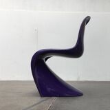 Mid-century Panton side chair set by Verner Panton for Herman Miller, 1960s.