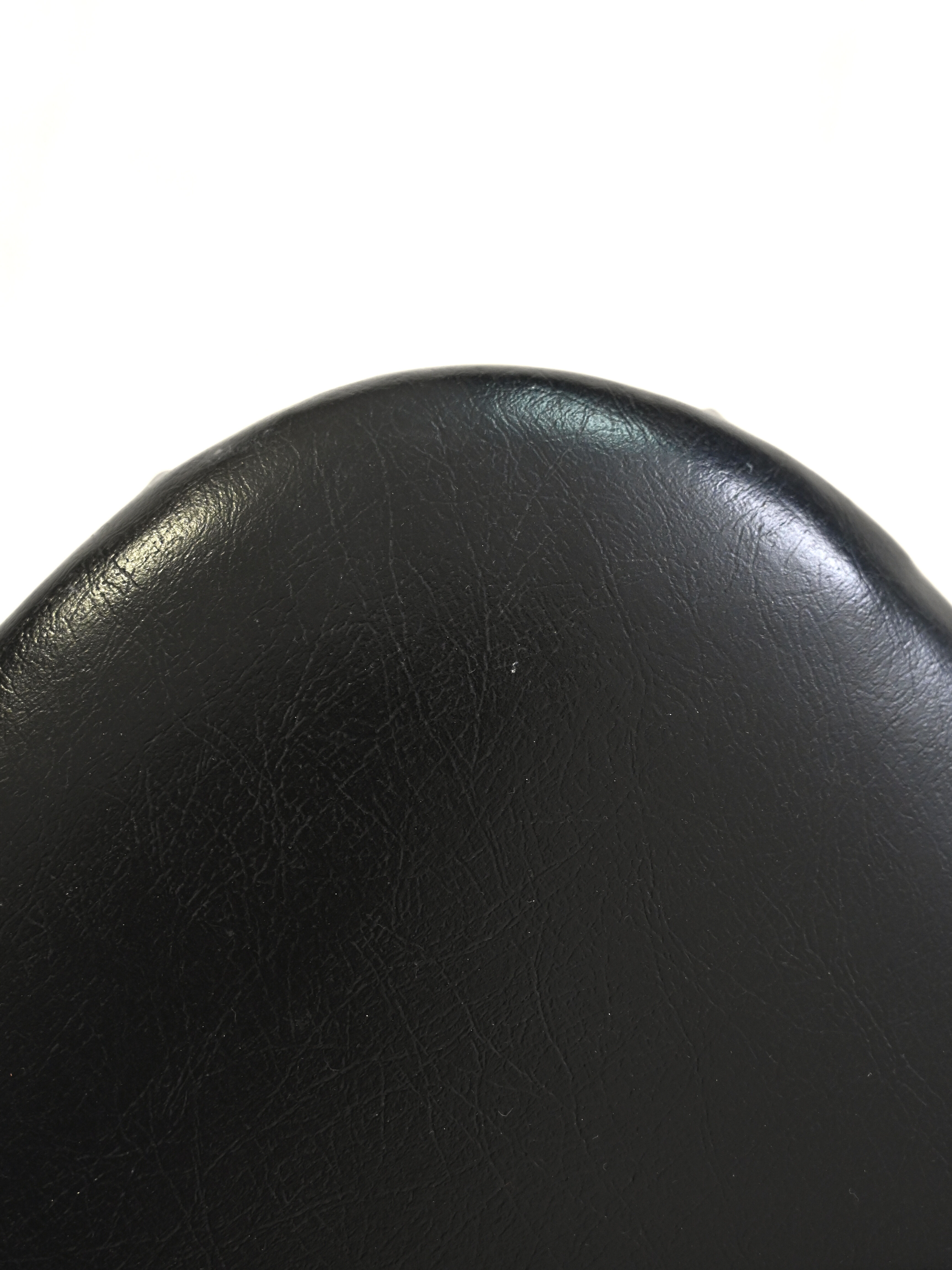 Scandinavian vintage black leather chair