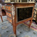 Louis XV Transition office in marquetry