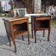 Paire de table de chevet style Louis XV en chêne