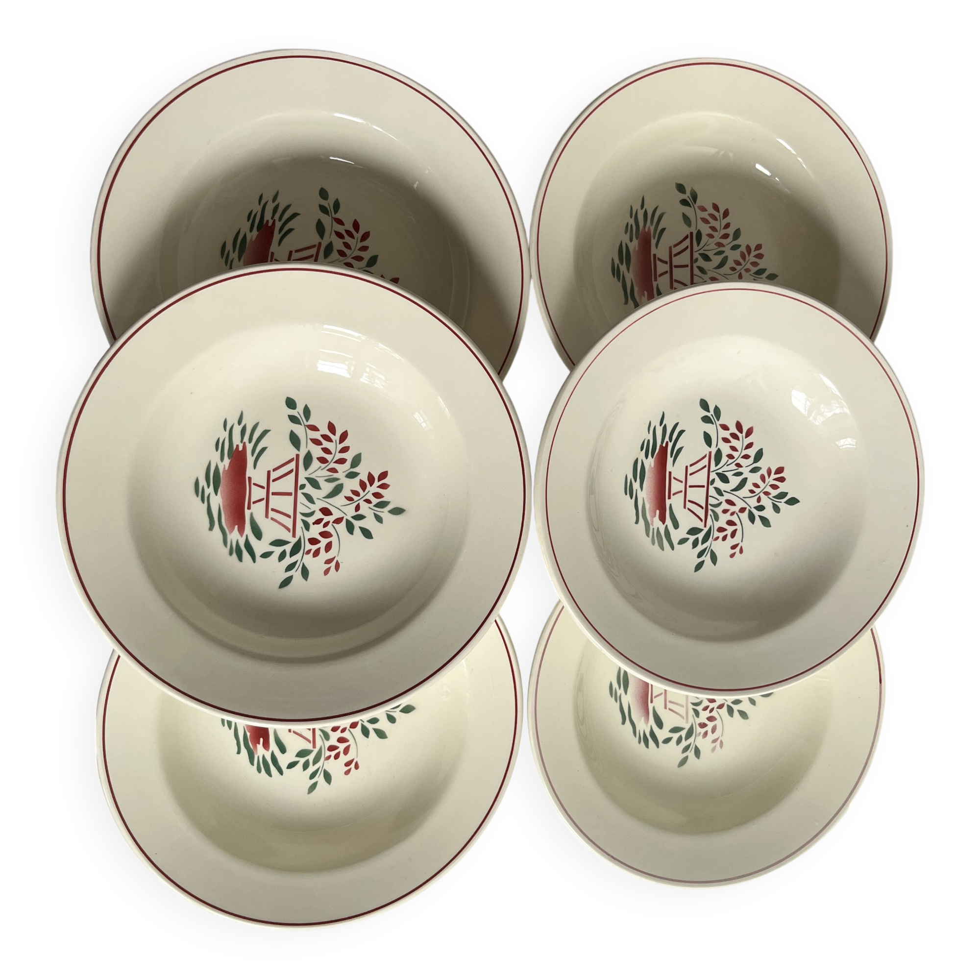 Assiettes creuses Montereau