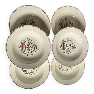 Montereau soup plates