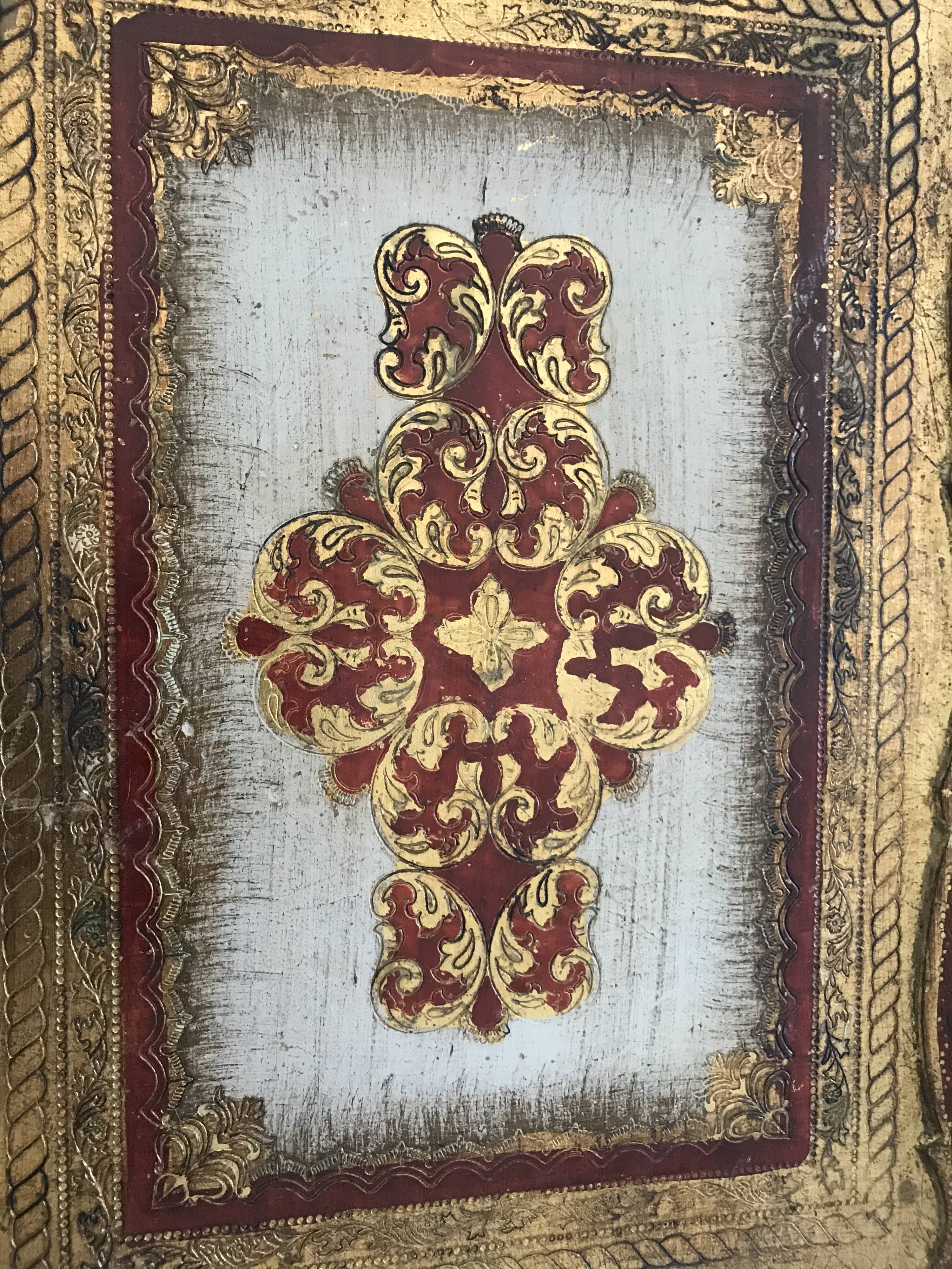 Vintage Florentine tray