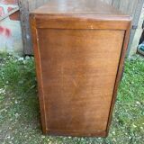 Ancienne commode bois 4 tiroirs années 50 vintage
