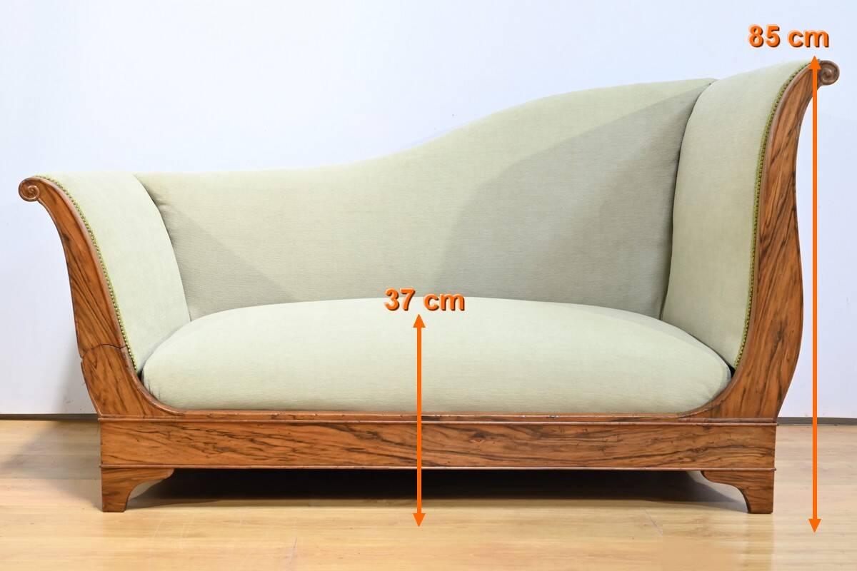 Meridian with a Solid Walnut Frame, Restoration Period – Early 19th Century