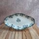 Ravier iron earth Sté Amandinoise – model Eyelets – old blue decoration