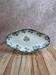 Ravier iron earth Sté Amandinoise – model Eyelets – old blue decoration