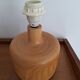Lampe en bois tourné