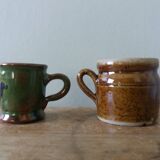 Ceramic miniatures, pot and pitcher