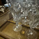 12 Baccarat champagne flutes model Carcassonne - stamped