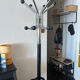 Vintage Italian design coat rack – Marble & Chrome – 70s/80s