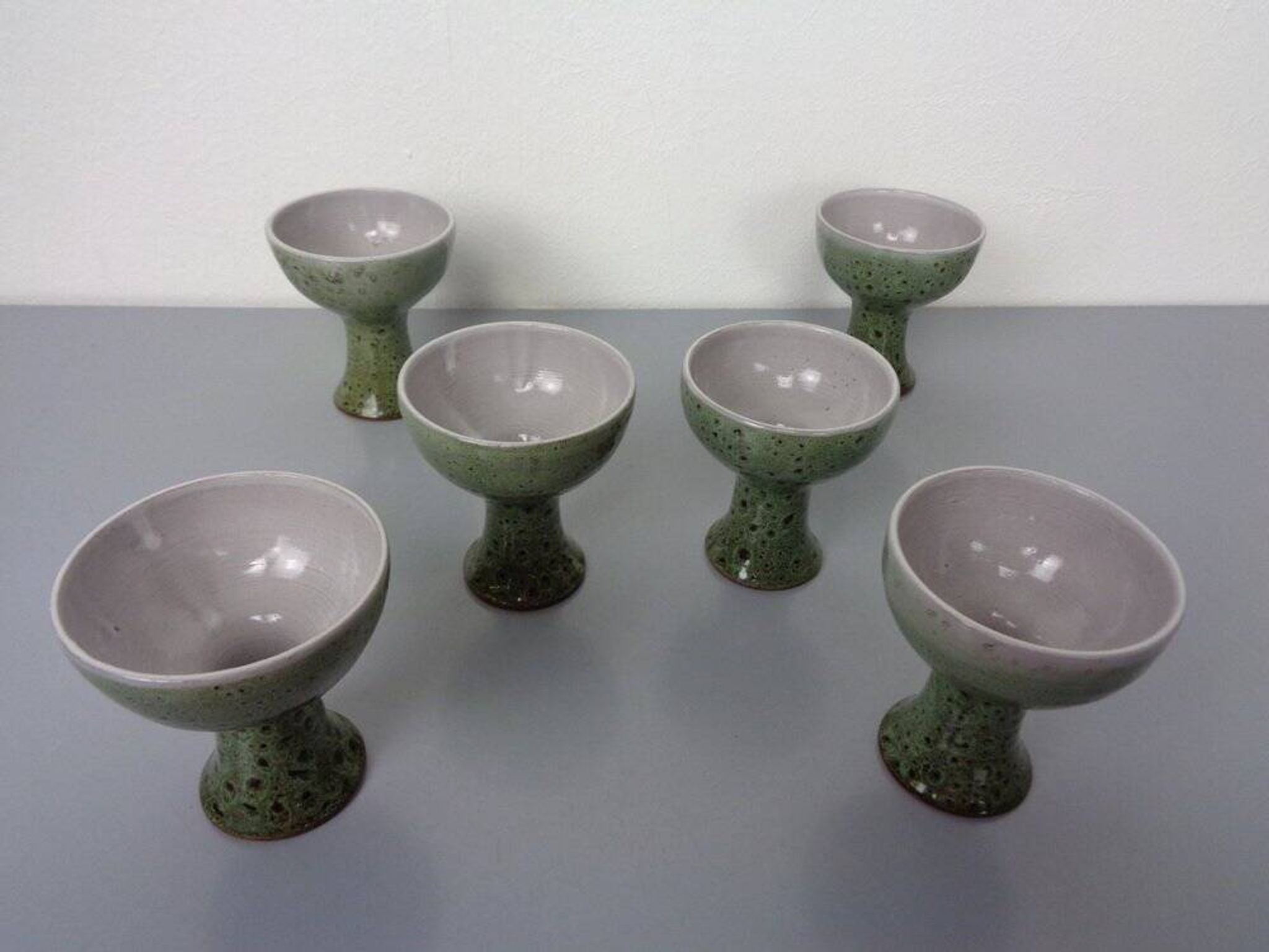 Ceramic Decanters & Tumblers, 1960s, Set of 7