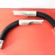 Pair of flexible hose bed lamp design 70s