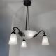 Muller Art Deco glass chandelier