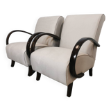 Armchairs by Jindrich Halabala, 1940s, Set of 2