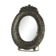 Small metal table mirror 10x15cm