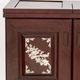 Bar cabinet in rosewood and mother-of-pearl – handcrafted.