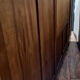 Enfilade galbée époque Art Déco en bois clair vers 1930-1940