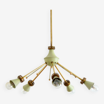 Sputnik chandelier / space age / Italian design 1950s