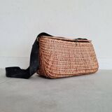 Besace de pêcheur ancienne - panier pêcheur