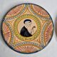Pair of Henriot Quimper plates, Soulac decoration, signed, 1973, 18 cm