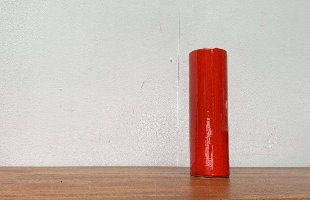 Mid-century minimalist vase WGP in West German ceramic by Marschner Kunsttöpferei, 1960s.