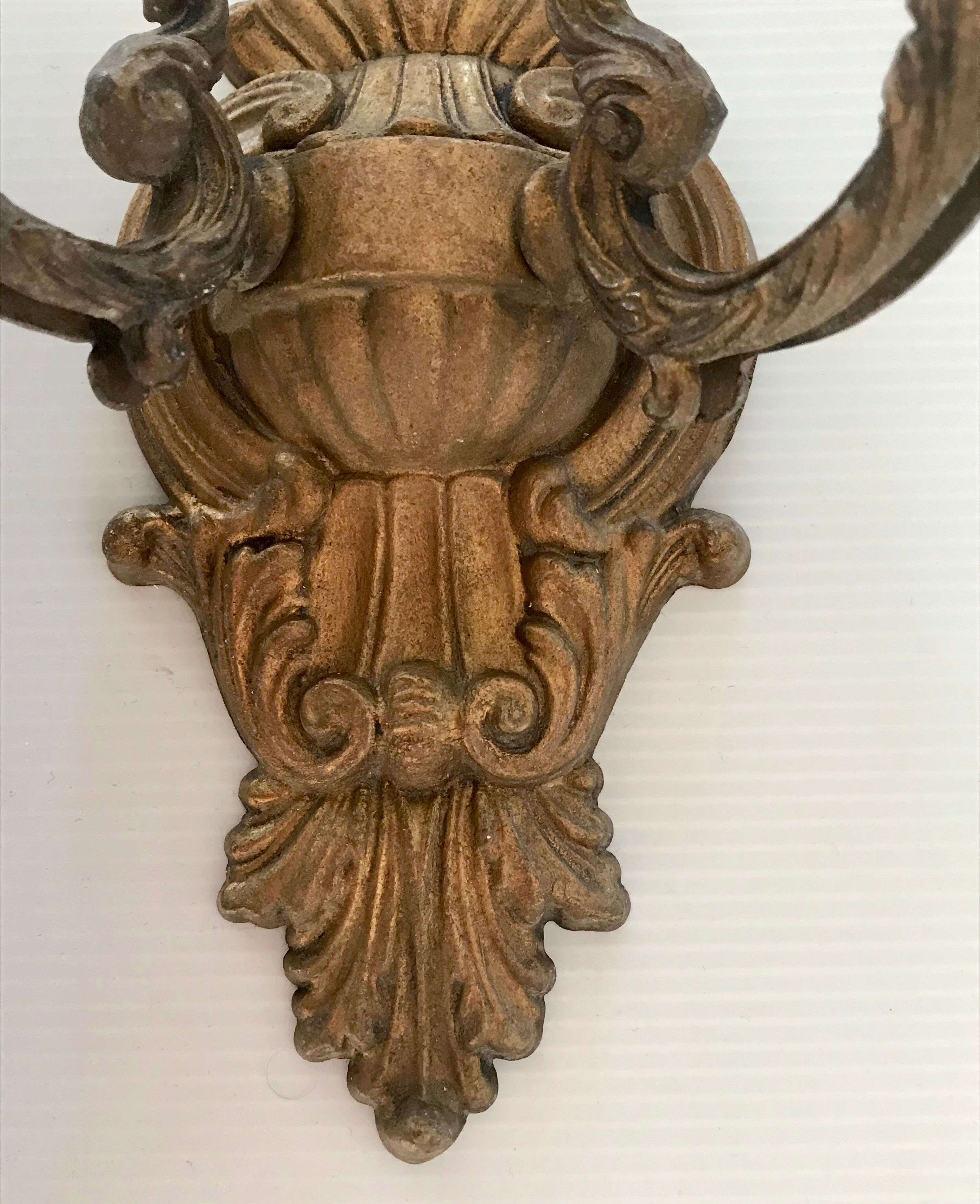 Old wall bronze