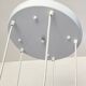 Large chandelier pendant waterfall glass globes Mazzega Murano design seventies LAMP-7267