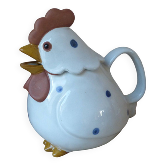 Hen-shaped Stoneware Teapot made in Japan Vintage