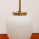 Hanging lamp opaline Bent Karbly, edition Lyta
