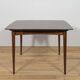 Mid-Century Square  Extendable Rosewood Dining Table, Denmark, 1960s