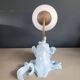 Vintage opaline globe sculptural wall light