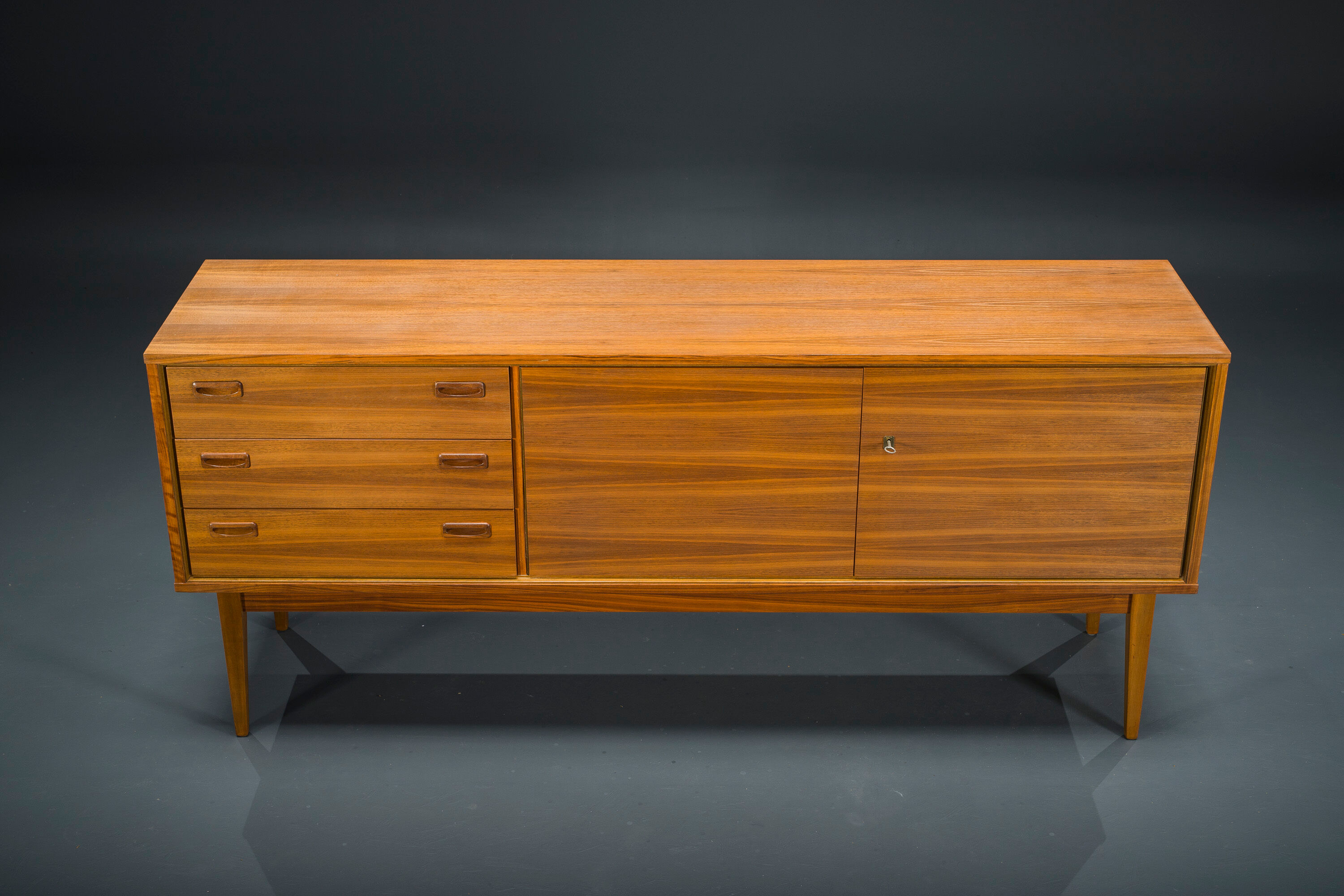 Vintage Walnut Sideboard, 1960s