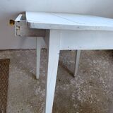 Desk table in its original white