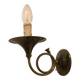 Brass wall light