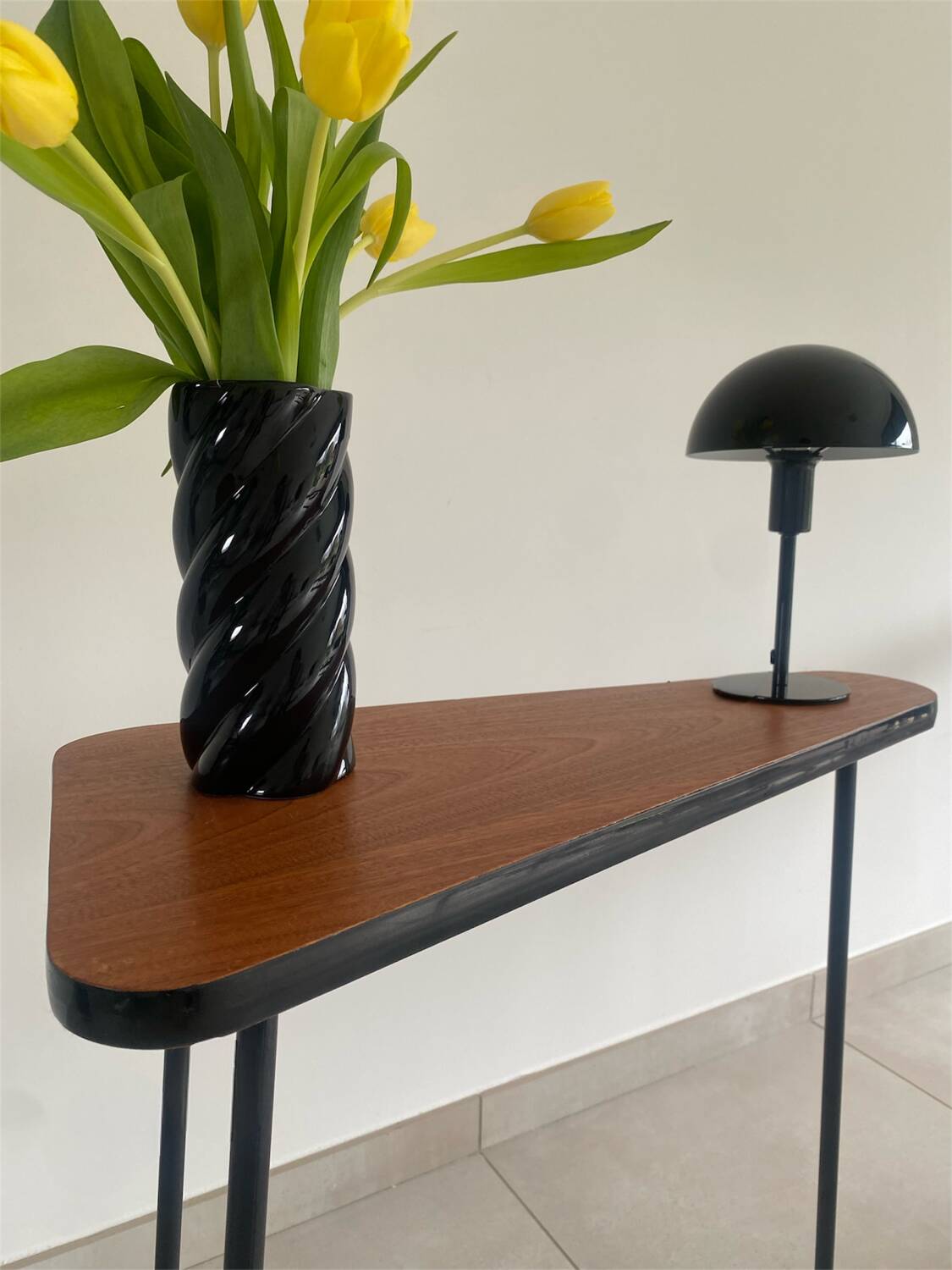 Pair of vintage high consoles