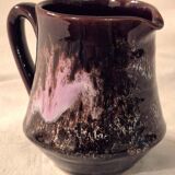 Vallauris milk jug, glazed ceramic, brown old rose A152-2