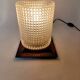 Lampe veilleuse en chêne 1940/1950