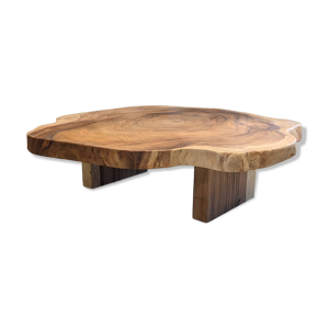 Table basse tranche de