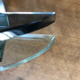 Large wall light  Veca glass Italian design 60s