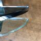 Large wall light  Veca glass Italian design 60s