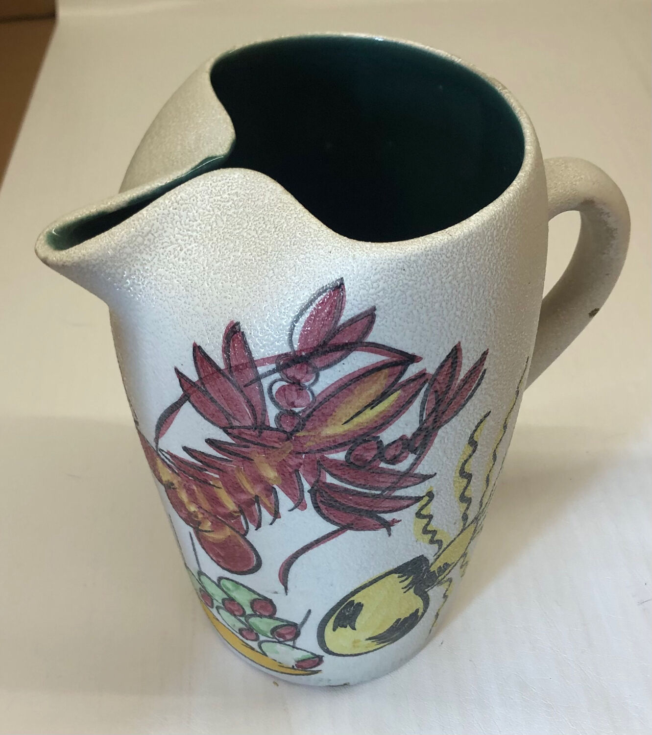 Spanish sangria pitcher with lobster decoration