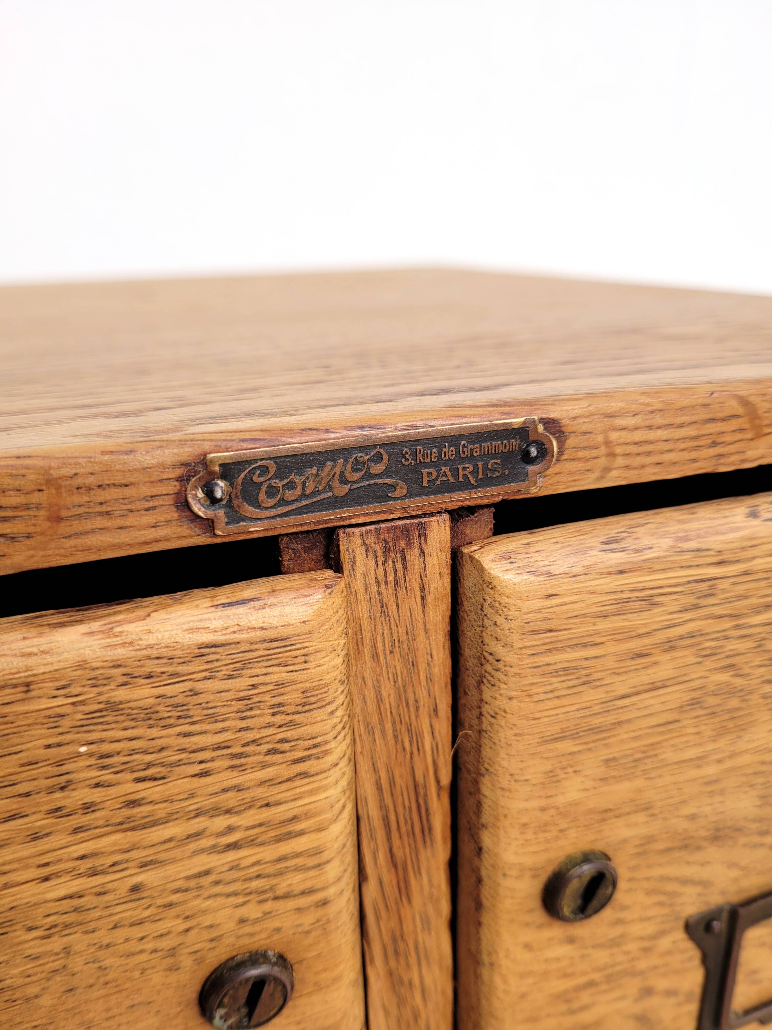 File cabinet old piece of professional furniture