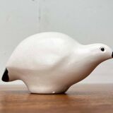 Vintage handmade ceramic bird whistles Riekko by Punainen Paja and Lintupaja, Finland, 1970s, set of 2.