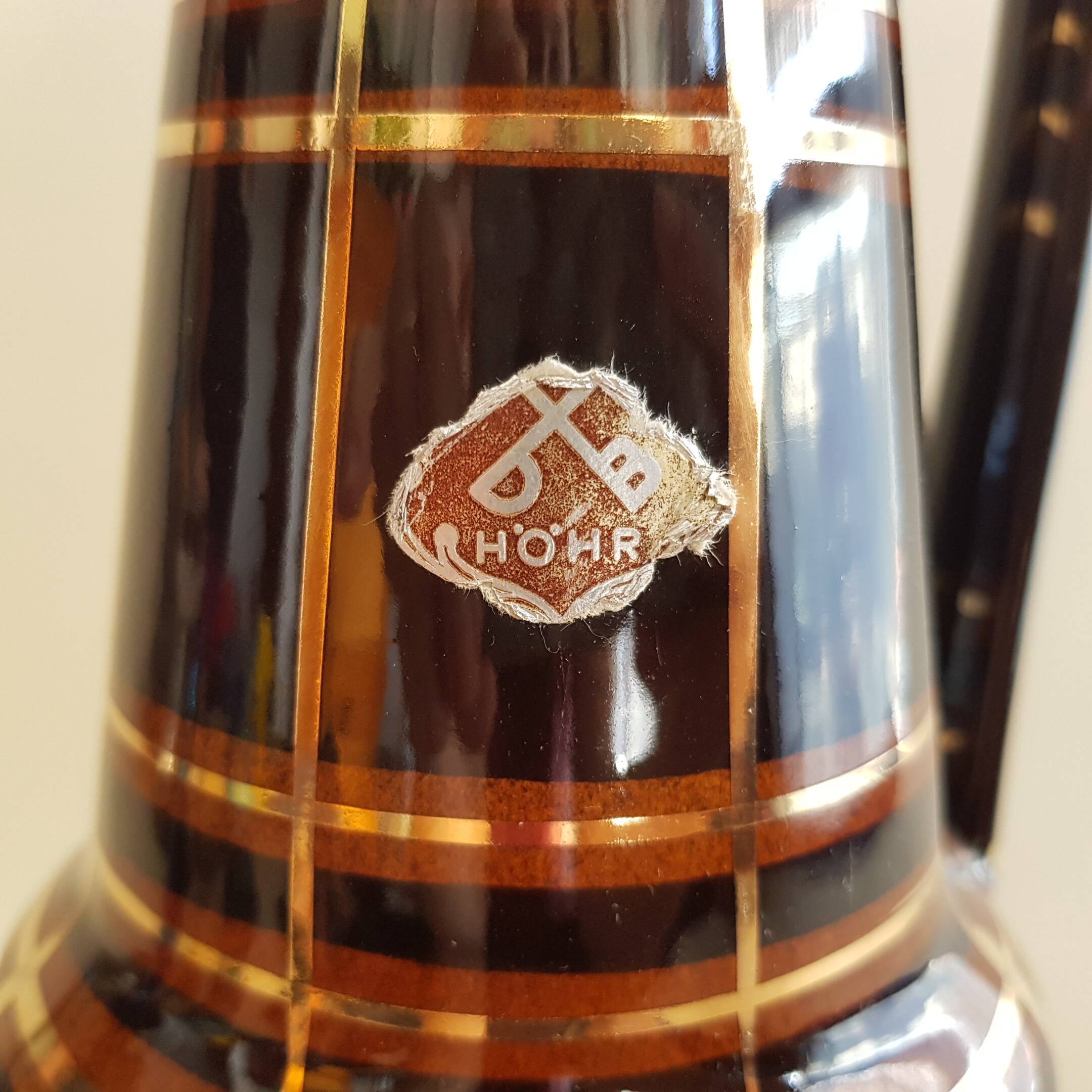 DB HOHR Germany vintage ceramic carafe pitcher