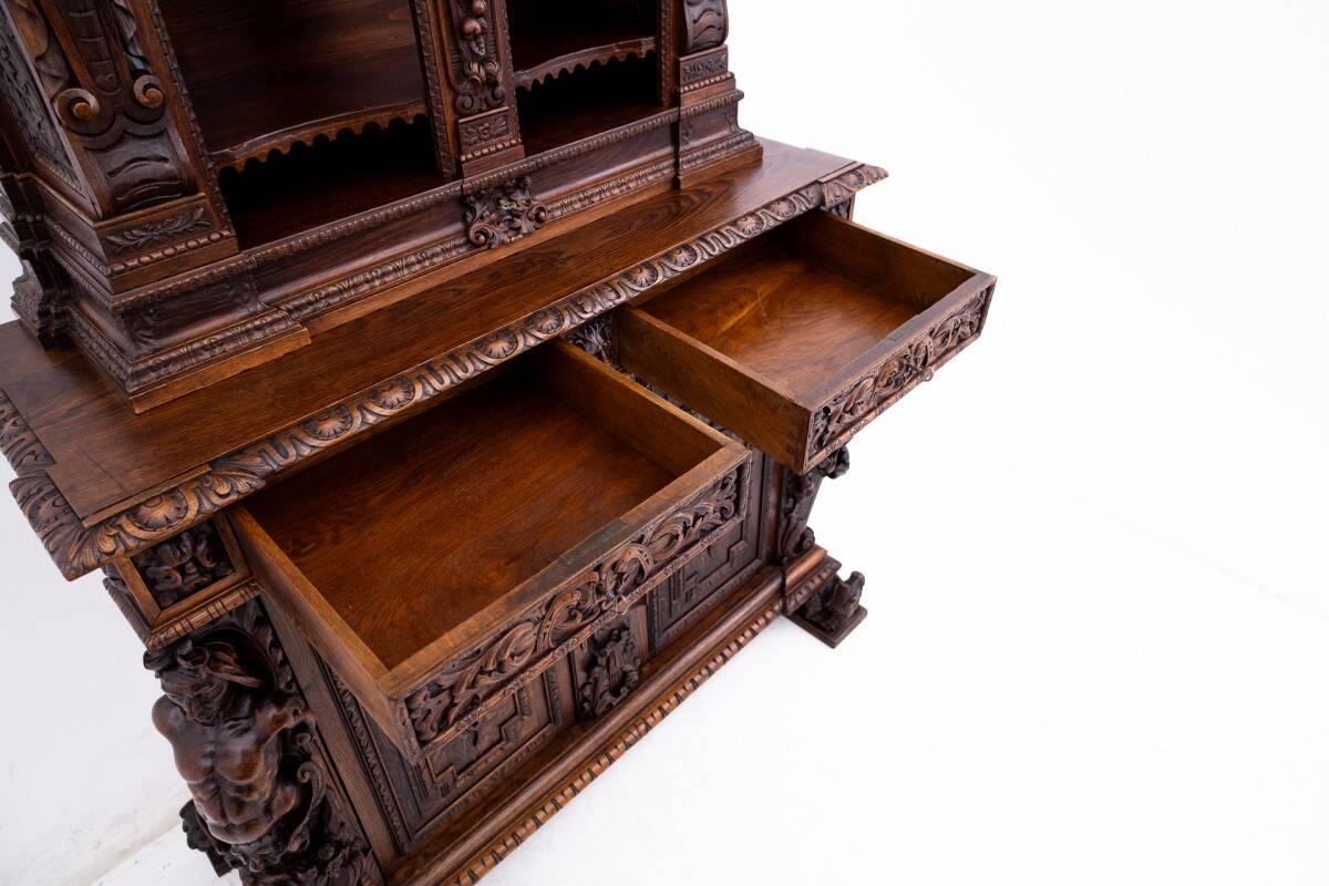 Historic cabinet, France, circa 1870.