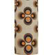 Apollo Brown Clover Lampshade H75 D30 - fabric 70s
