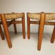 Pair of vintage stools called Méribel by Charlotte PERRIAND